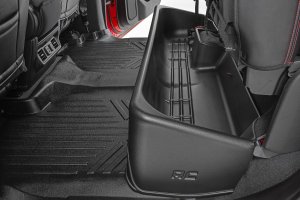 Chevrolet Silverado 1500 Under Seat Storage - Rear - Rough Country - Custom-Fit - '19-'24